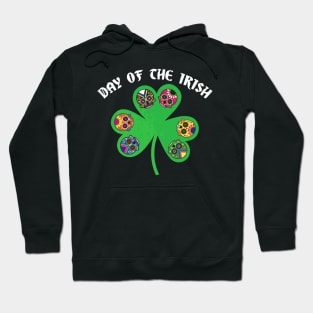 Irish Skulls Design Hoodie